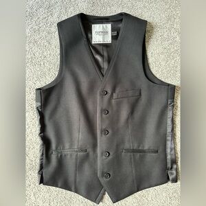 Top Shop men’s black vest